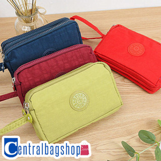 centralbagshop(C949)-N1กระเป๋าสตางค์ใส่โทรศัพท์ได้HONGสีสดใสผ้าร่มงานดี