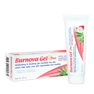 Burnova Gel Plus Snow Algae 25gm [ผสมสาหร่ายหิมะสีแดง]