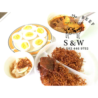 เนื้อฝอยฮาลาล กรอบ Beef Beef S&W
