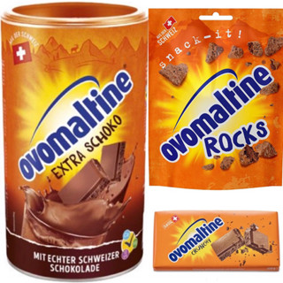 Ovomaltine Crunchy ช้อกโกแลต โอวัลติน ครั้นชี่ made in Switzerland ขนาด 100 กรัม👍👍 chocolate