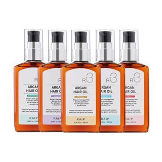 (☁️ของแท้/พร้อมส่ง) R3 Argan Hair Oil 100ml. ออยล์บำรุงผม สูตรใหม่ มี8กลิ่น