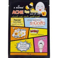 A Bonne Acne Egg White Peel Off Mask 15G  มาส์กหน้าลอกสิวเสี้ยน 15กรัม