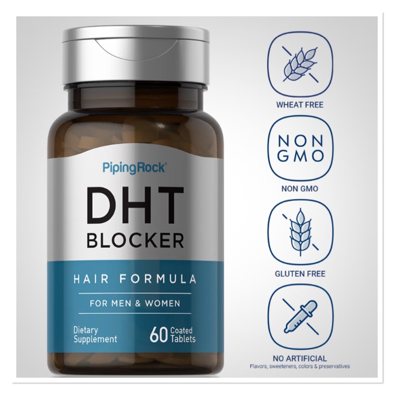 [ PIPINGROCK  ]✅DHT BLOCKER  HAIR FORMULA FOR MEN & WOMEN  ‼️60 เม็ด‼️ ราคา ถูกที่สุด ดีลบีเคเค แกลเลอรีภาพที่ 4