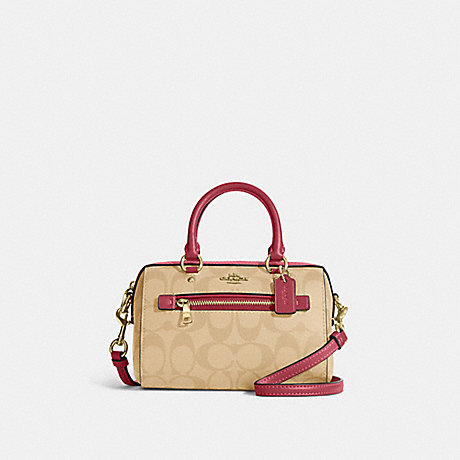 MeBrandOutlet COACH MINI ROWAN CROSSBODY IN SIGNATURE CANVAS (COACH C9947) 🌸งานแท้💯% งานหิ้วจาก Shop