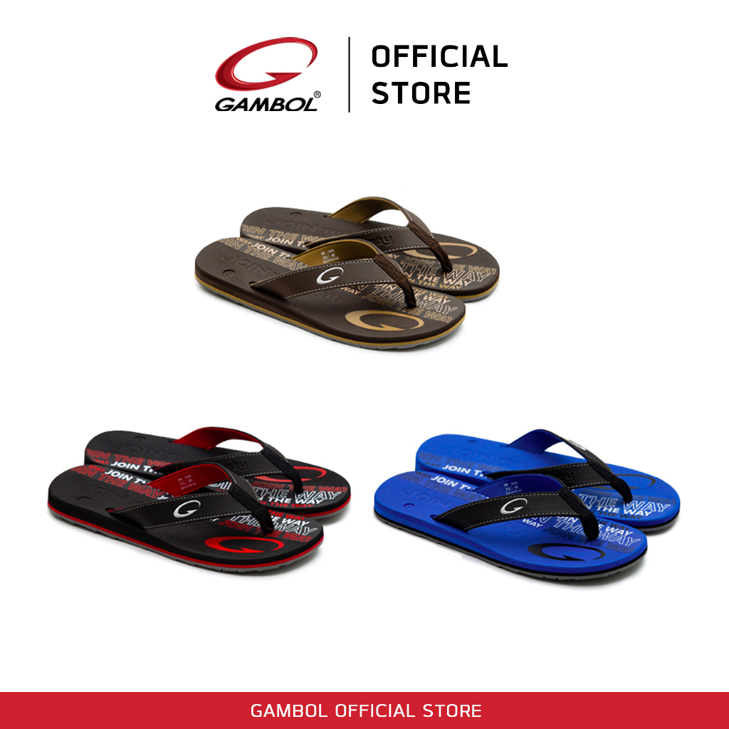 GAMBOL แกมโบล รองเท้าแตะหนีบชาย รุ่น GM11404 Size 40-44
