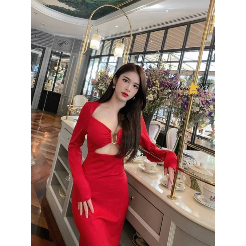 Rattana Brand เดรสสีแดง ไซส์ S , M