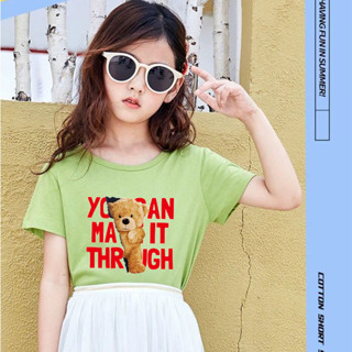 K-2272-SHORT  7สี  เสื้อยืดแขนสั้นเด็กลายการ์ตูนน่ารัก ผ้านุ่มใส่สบาย ลายเยอะ สีครบ ไซส์ครบ **ปลีก-ส่ง**