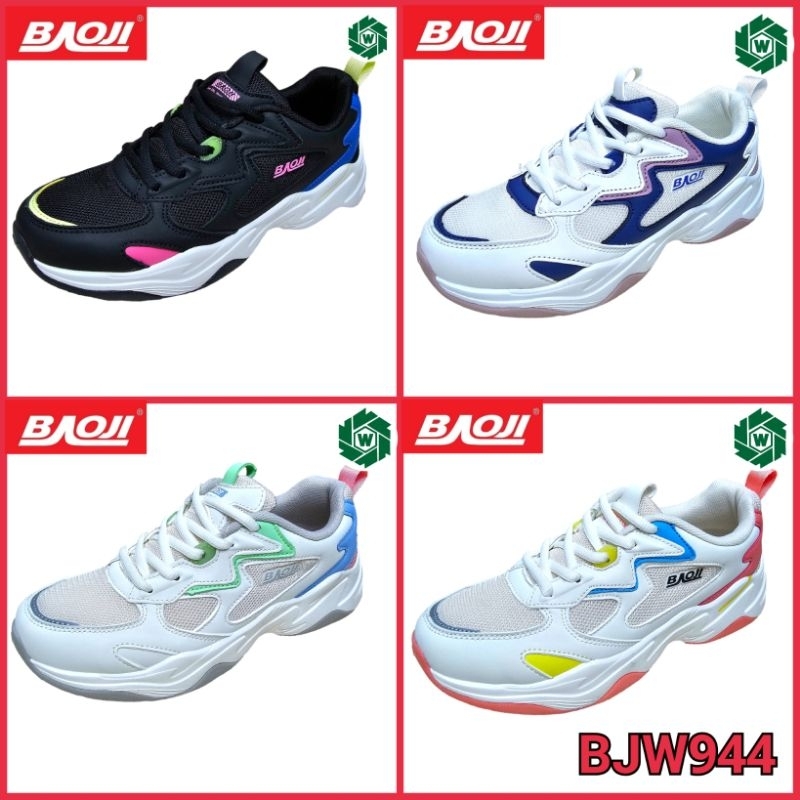 BAOJI BJW944 รองเท้าผ้าใบหญิง รองเท้าสนีกเกอร์ ไซส์ 37-41