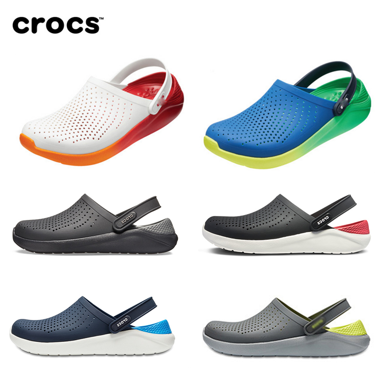 [In Stock] รองเท้าแตะ Crocs LiteRide ใส่สบายสำหรับผู้หญิงและผู้ชาย วัสดุผลิตจากยางแท้ 100% ขายดีที่สุด