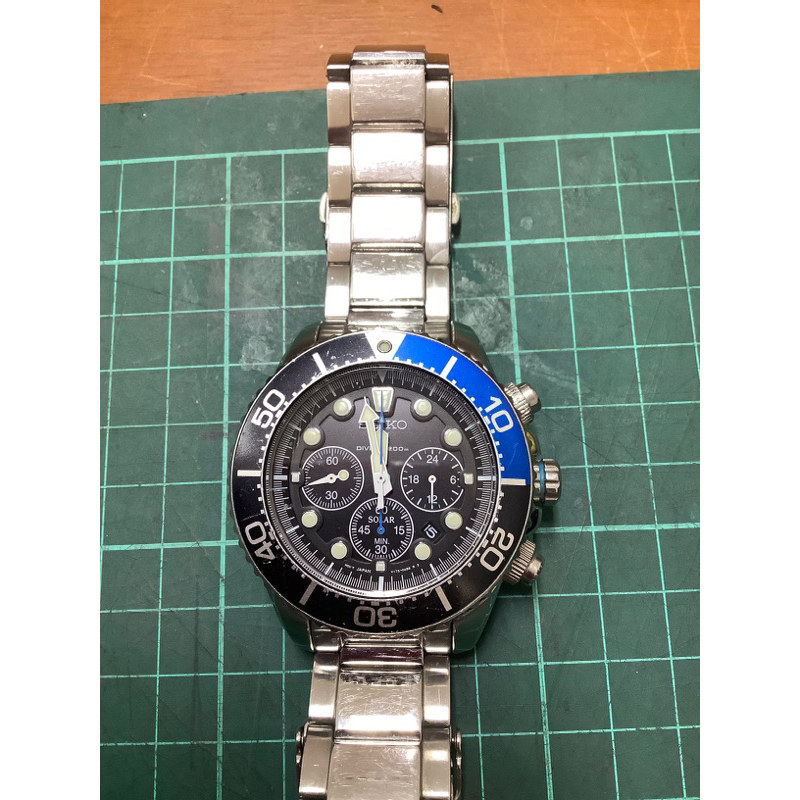 Seiko Solar X Padi batman