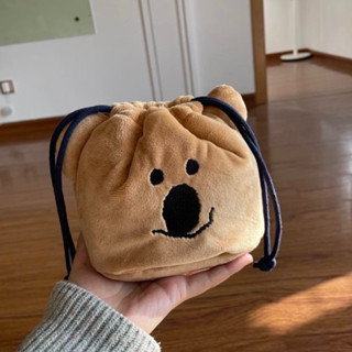 [พร้อมส่งจากไทย] กระเป๋าหูรูด Dinoteang quokka dumpling pouch