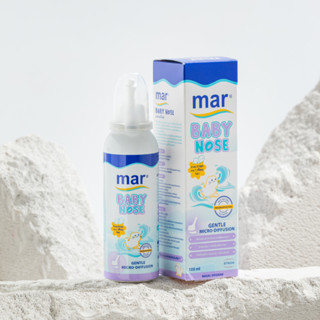 mar BABY NOSE 100 ml. มาร์ เบบี้ โนส สเปรย์น้ำทะเลพ่นจมูก สูตรสำหรับทารก 1 เดือนขึ้นไป 100 มล.