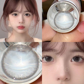 ✨ Gray ขนาดตาโต (Bigeyes) ☀️กรองแสง uv เลนส์แท้จดทะเบียนถูกต้อง ผ่านอย.ไทย บิ๊กอายสีเทา✔️