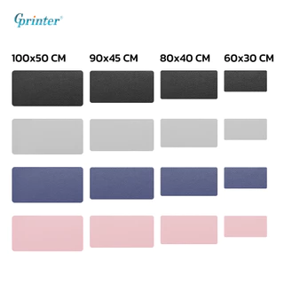 Gprinter แผ่นรองเมาส์ 100x50 90x45 80x40 60x30 ซม. แผ่นรองเมาส์แบบสปีด รองเม้าส์ผ้านุ่ม Mouse Pad