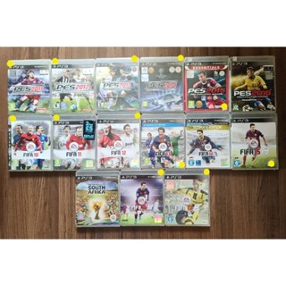 แผ่นเกมps3 (Playstation 3) เกมตระกูลฟุตบอล Pes และ Fifa เป็นภาษาอังกฤษ