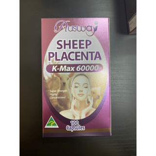 Ausway Sheep Placenta K-Max 60000 (100 แคปซูล)