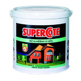 สีน้ำทาภายในชนิดด้าน DULUX SUPERCOTE ขนาด แกลลอน 311 สีขาว