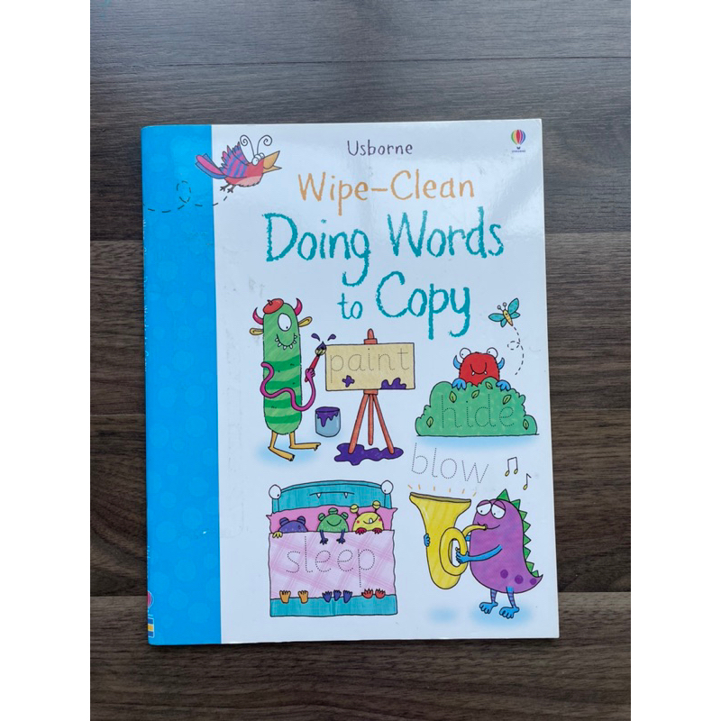 Wipe-Clean Doing Words to Copy หนังสือฝึกเขียนศัพท์ลบได้