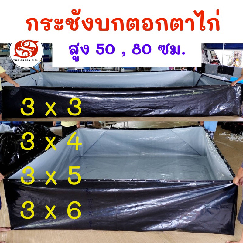 [ซื้อ2 ลด20] พร้อมส่ง‼️ กระชังบกตอกตาไก่ สูง50 และ 80เซนติเมตร ⚠️ ราคาส่งจากโรงงาน 🐠 สินค้าคุณภาพ