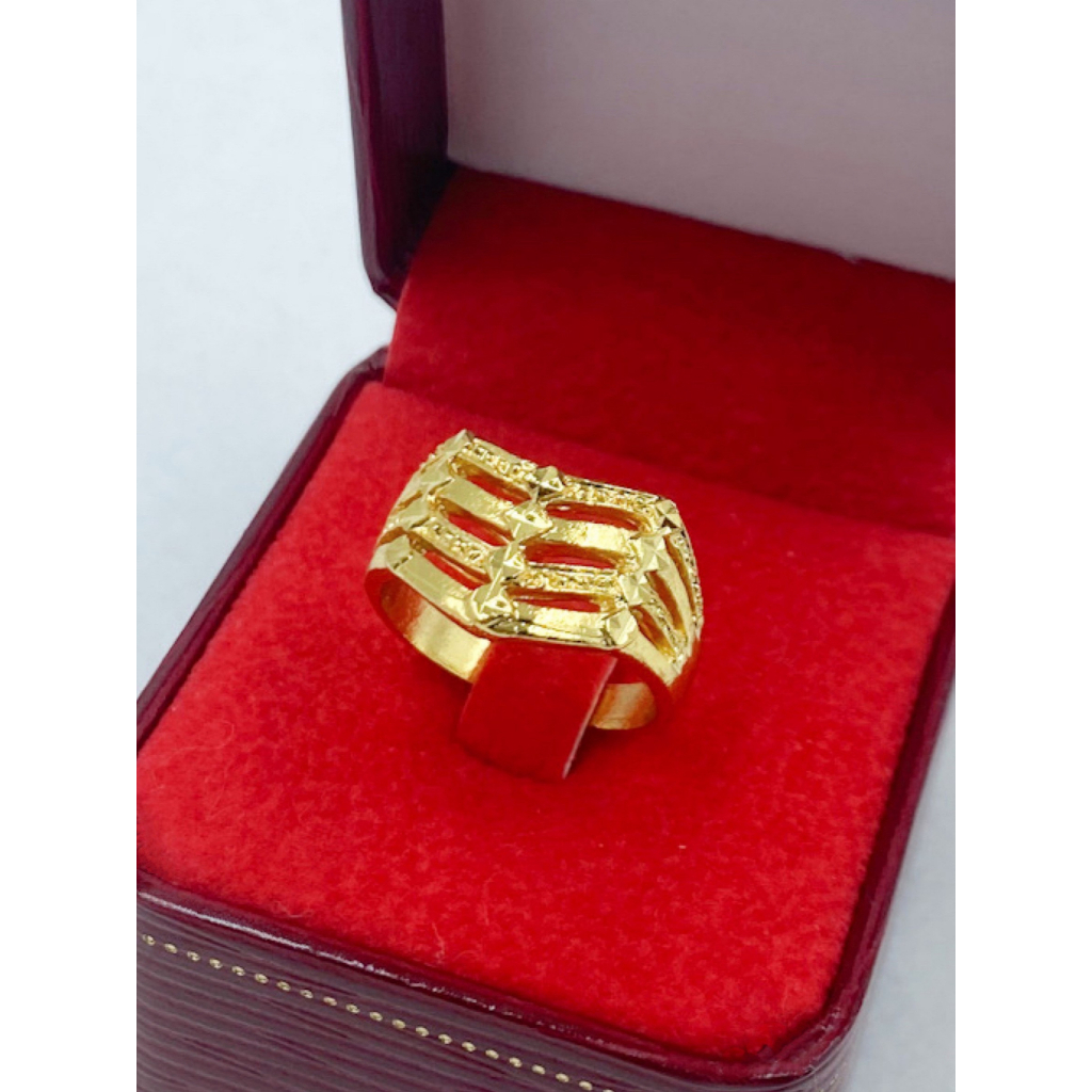 แหวนทอง น้ำหนัก2สลึง เหมือนแท้ ทองโคลนนิ่ง ทองชุบ 0366 - รูปที่ 2