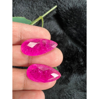 pink Ruby 24x11 mm weight 32 carats