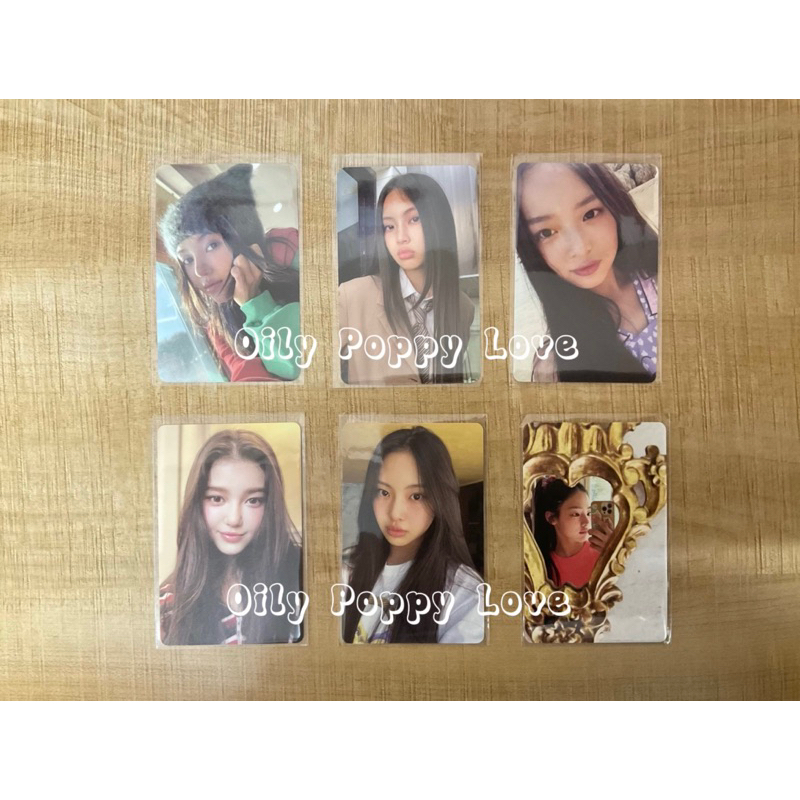 พร้อมส่ง การ์ดแท้New Jeans✨ในอัลบั้ม”Weverse Ver./OMG Weverse Albums