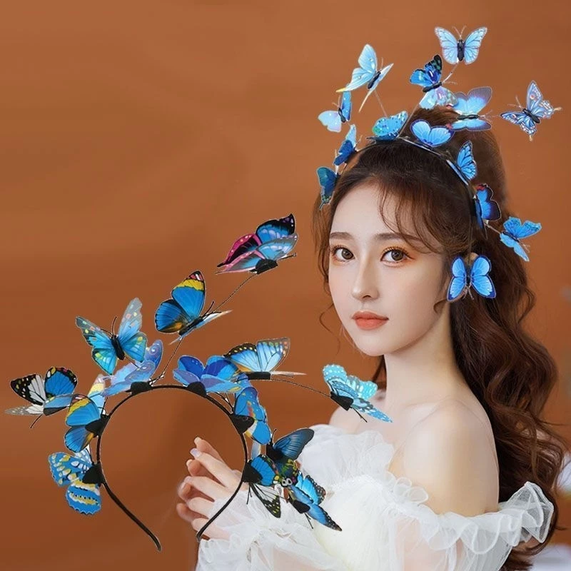 ฺA3/3-A3/4ที่คาดผมผีเสื้อ พร้อมส่งในไทย ที่คาดผมผีเสื้อ3D งานสวยอลังการ เริ่ดมากค่ะ ส่งไวส่งทุกวันคะไม่ต้องรอ