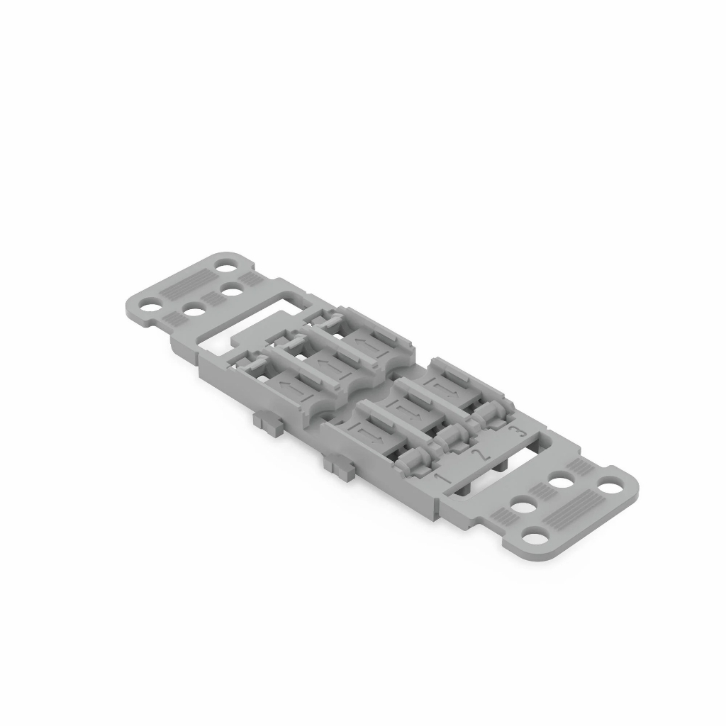 WAGO Mounting carrier; 3-way; for inline splicing with strain relief [221-2513 / 1ชิ้น] ราคา ถูกที่สุด ดีลบีเคเค