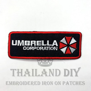 ตัวรีดติดเสื้อ งานปัก หน่วยรบ ซอมบี้ เจ้าหน้าที่ Umbrella Corporation Resident Evil Patch DIY WOP ตัวรีด อาร์มติดเสื้อ