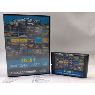 ตลับเกม Sega Megadrive เกมรวม 112 in 1 เกม เกมไม่ซ่ำ เล่นได้สนุก