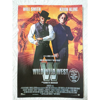 Handbill ใบปิดหนังเก่า - Wild Wild West (1999) ยุทธการล้างบางเดนคน