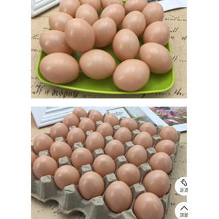 พร้อมส่ง โมเดลไข่ไก่ ไข่ ไข่ไก่พลาสติก ตกแต่งร้าน ตกแต่งบ้าน พร๊อพถ่ายรูป ไข่ปลอม