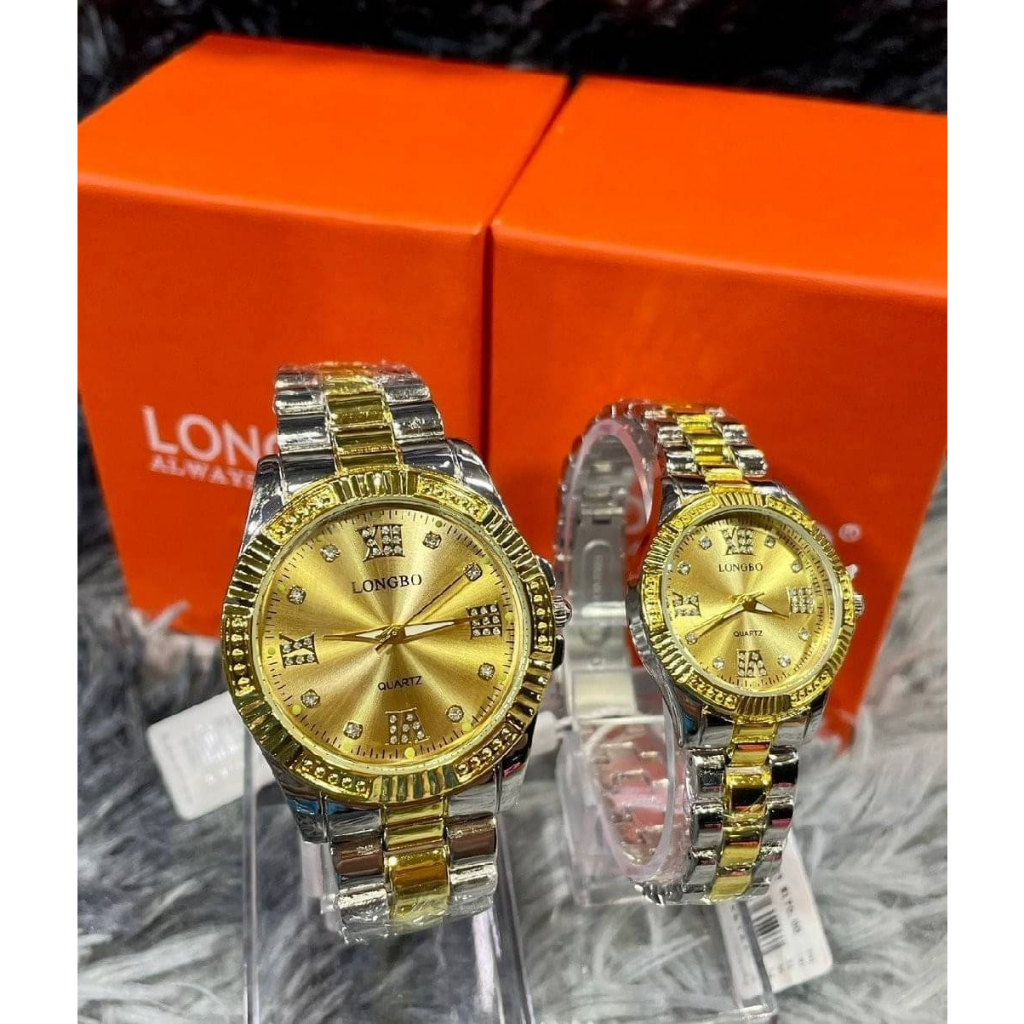 นาฬิกา Longbo 👉🏻สายเลส   งานแท้ 100% พร้อมกล่องแบรนด์ Code:W5D080266