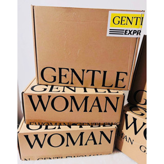 🎁พร้อมส่ง🎁กล่องเปล่า+กระดาษแก้วแบรนด์ Gentlewoman (กล่องมีขนาดกลางและใหญ่ค่ะ)🎁🎁