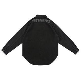 เสื้อยีนส์ VETEMENTS [RARE] Unisex ลายสวย ลายมาใหม่ ของมันต้องมี Limited Edition]