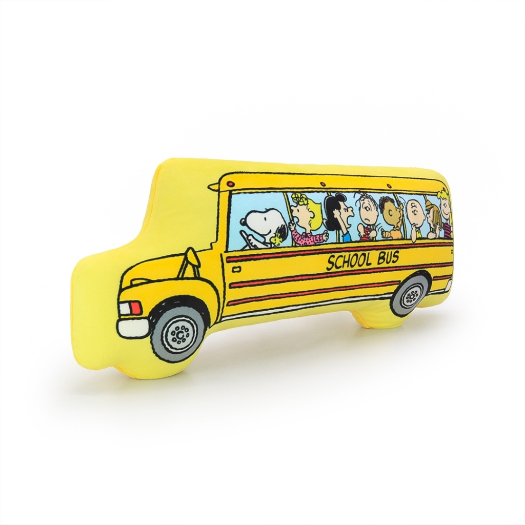 Snoopy ลิขสิทธิ์แท้ หมอนข้าง สนูปปี้ Snoopy School Bus : The Peanuts Movie