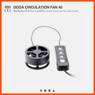 DOOA CIRCULATION FAN 40 พัดลมที่ถูกพัฒนาขึ้นสำหรับการปลูกไม้ชื้นใน System Paluda และ Neo Glass Paluda