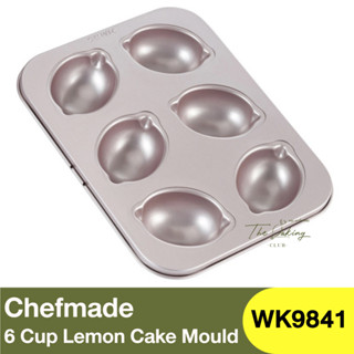 เชฟเมค พิมพ์เลม่อน 6 หลุม Chefmade 6 Cup Lemon Cake Mould / WK9841 / พิมพ์เค้กเลม่อน / ถาดเลม่อน / แม่พิมพ์เลม่อน