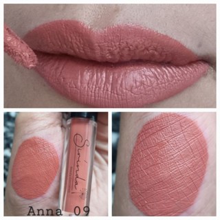 ลิปแมท ติดทน กลบริมฝีปากคล้ำ สีแน่น เบาปาก Anna09