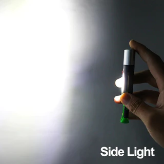 ไฟฉายแรงสูง ขนาดเล็ก แบบพกพา / พวงกุญแจชาร์จ USB ไฟทํางาน / LED ไฟฉายกันน้ํา สําหรับตั้งแคมป์กลางแจ้ง WH-901