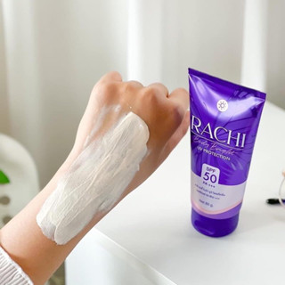 RACHI BODY BRIGHT UV PROTECTION SPF 50 PA+++ 80 ml  ✅เกลี่ยง่าย ✅ไม่ติดขน ✅ปกป้องจากมลภาวะ