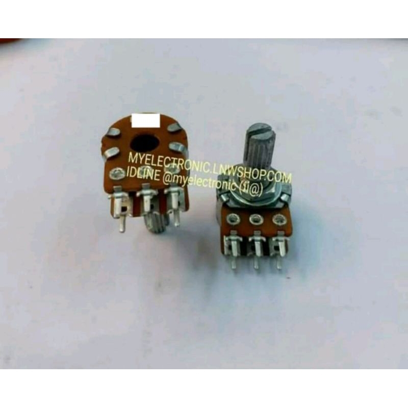 โวลุ่ม 2ชั้น 6ขา วอลลุ่ม แกนสั้น แกน ยาว 17 MM. ยี่ห้อ ALPHA 10K 50K 100K 250K 500K A A10K A50K A100