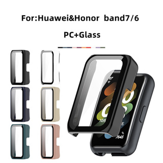 ตัวป้องกันหน้าจอพีซีพร้อมตัวป้องกันแบบเต็มหน้าจอสำหรับ Huawei band6/7ฟิล์มกันรอย กันน้ำ กันรอยHonor Band 6