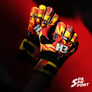 [มีแถมกระเป๋าสะพาย] ถุงมือผู้รักษาประตู H3 GK ROBO 2023 : NO RENDIRSE NUNCA (SPAIN) มี FINGER SAFE // ถุงมือโกล