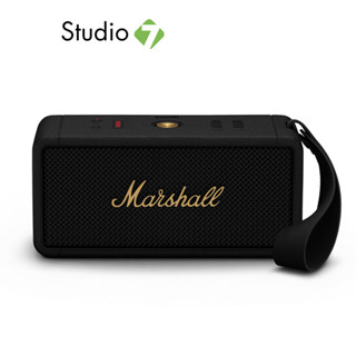 ลำโพงบลูทูธ Marshall Middleton Black and Brass Black by Studio 7