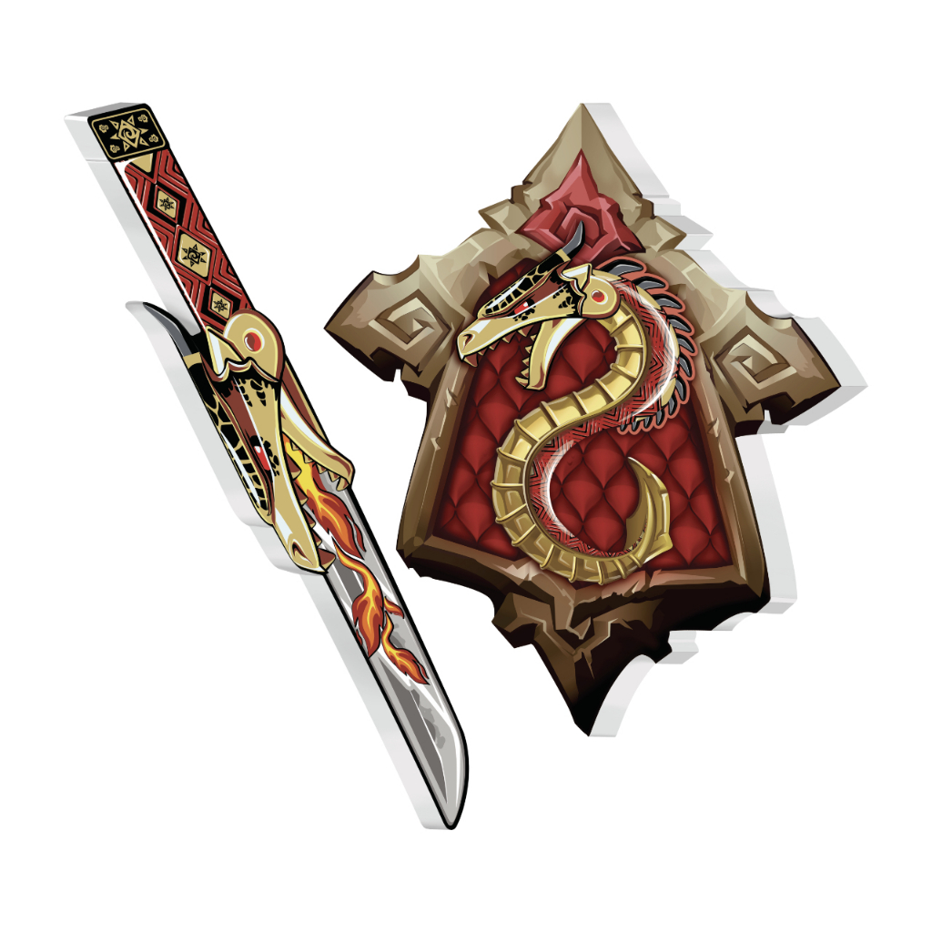 ดาบ-โล่ Sword & Shield SET SAMURAI PENDRAGON (ผลิตจากวัสดุ EVA Foam)