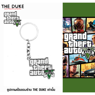 (พร้อมจัดส่งทันที) GTA พวงกุญแจ Grand Theft Auto จีทีเอ GTA Five M