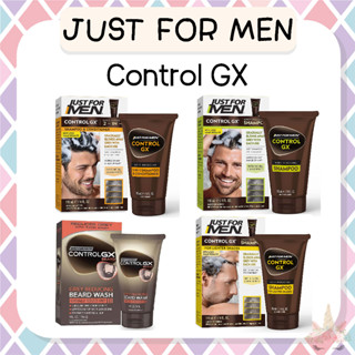 *พร้อมส่ง/ของแท้‼️* Just For Men Control GX Grey Reducing 2-in-1 Shampoo and Conditioner 118 ml.