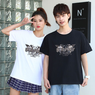 BK-465-SHORT เสื้อยืดแขนสั้นพร้อมส่ง 7สี ลายการ์ตูน ขายดีตามเทรนต์ ลายน่ารัก สีสันสดใส่น่ารัก ใส่ได้ทั้งหญิงและชาย