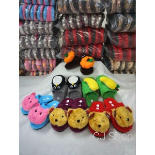 พร้อมส่ง!! รองเท้า slipper เด็ก รองเท้าสวมใส่ในบ้านสำหรับเด็ก ลายการ์ตูน น่ารัก